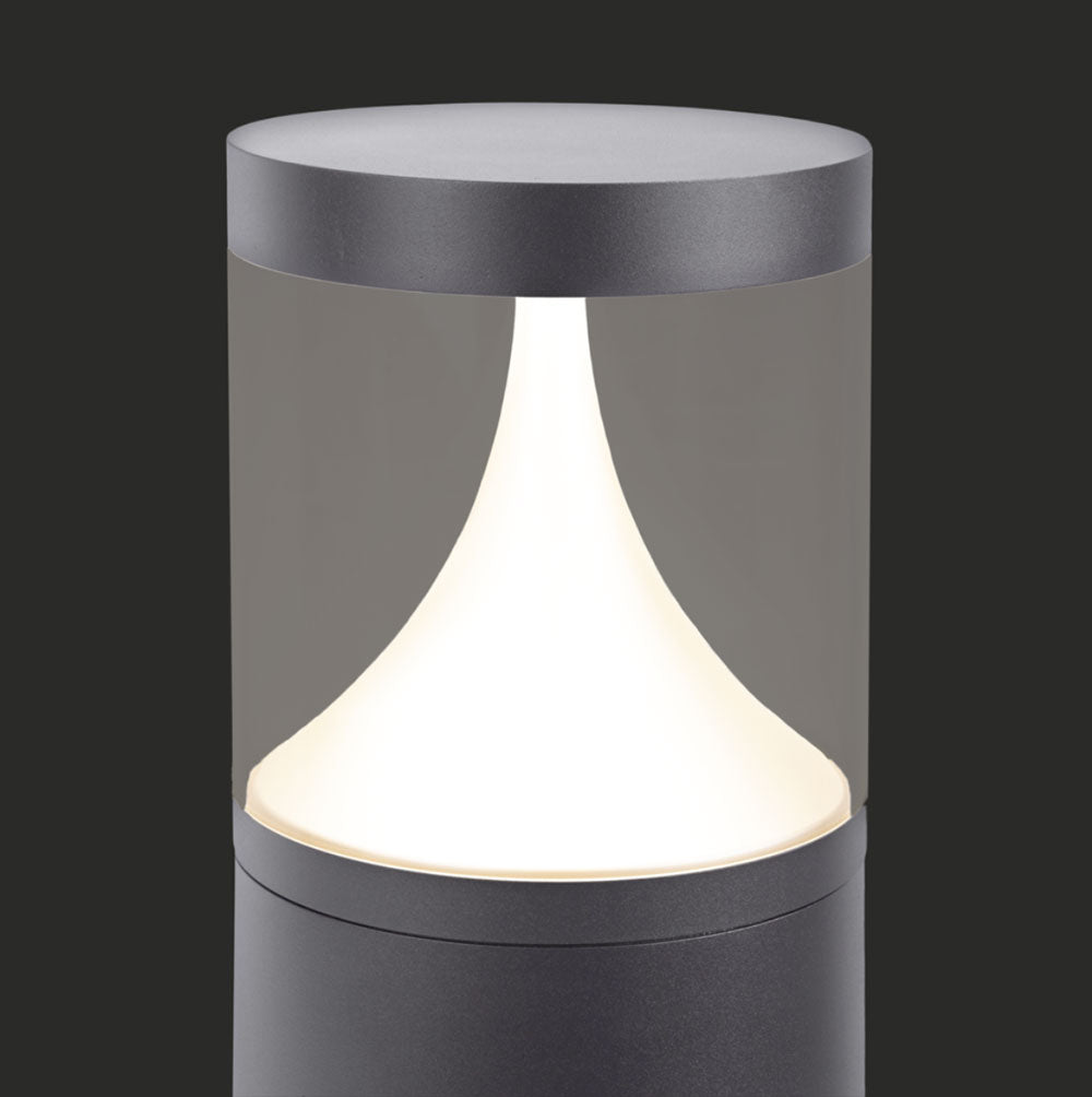 Egersund Large 20.3W LED Bollard Graphite / Warm White - NLYS.1280GR
