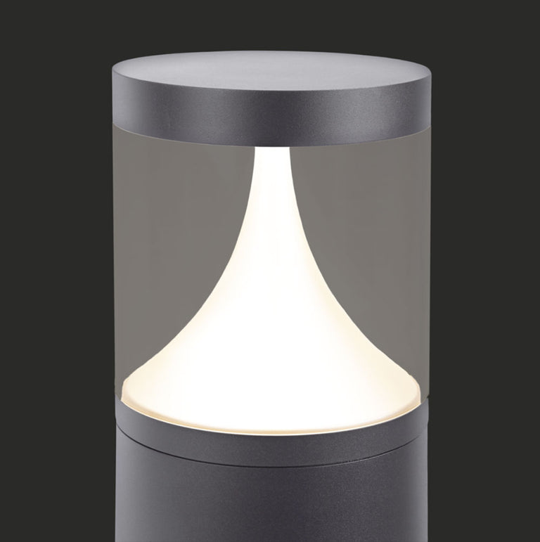 Egersund Large 20.3W LED Bollard Graphite / Warm White - NLYS.1280GR