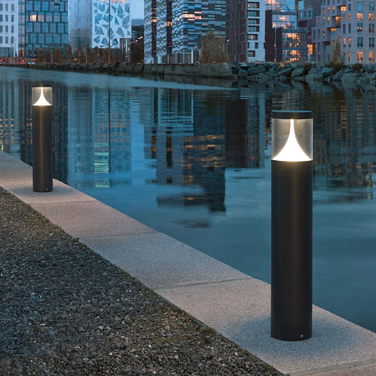 Egersund Large 20.3W LED Bollard Graphite / Warm White - NLYS.1280GR