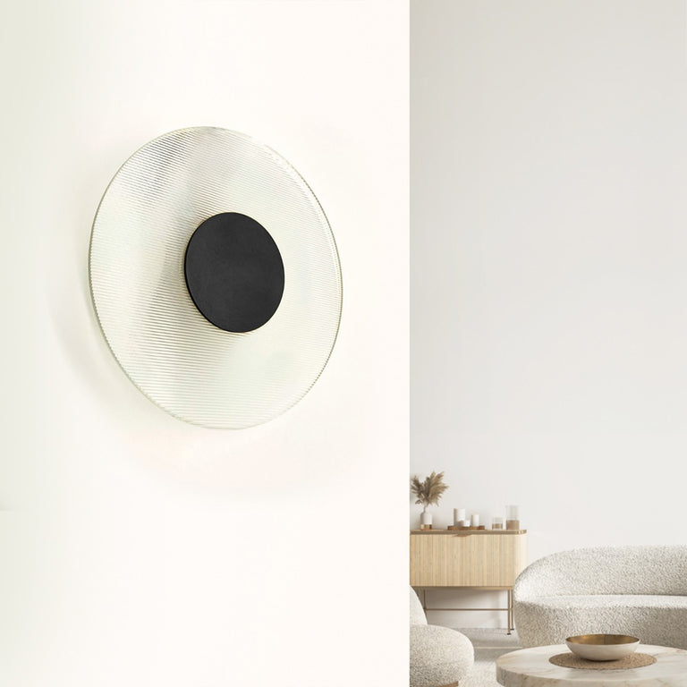 Ellipse 200 LED Wall Light Black