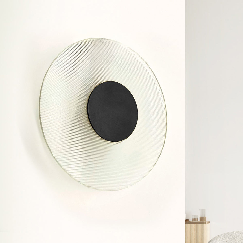 Ellipse 200 LED Wall Light Black