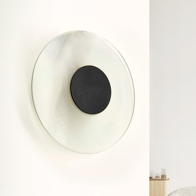 Ellipse 200 LED Wall Light Black
