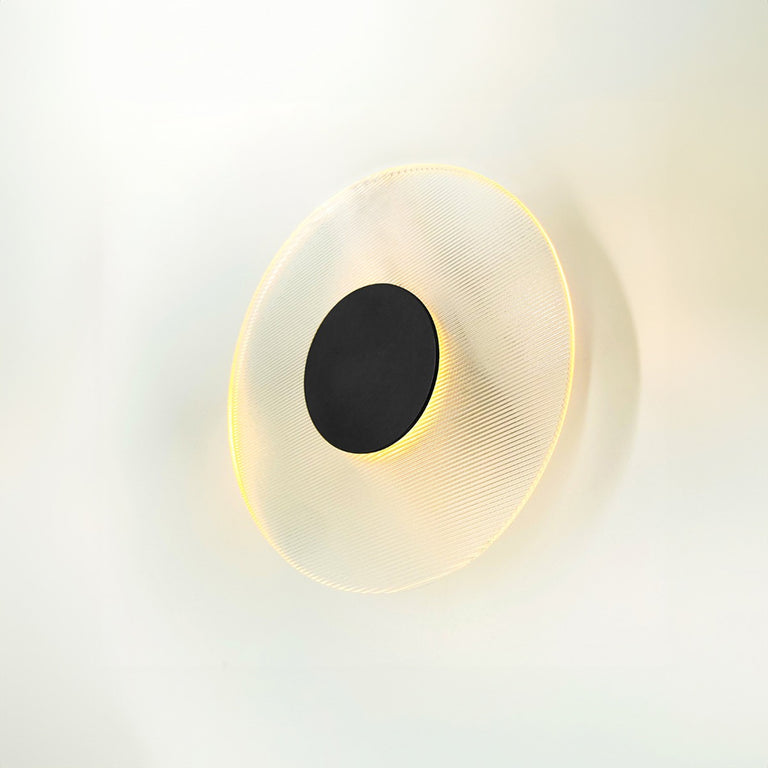 Ellipse 200 LED Wall Light Black