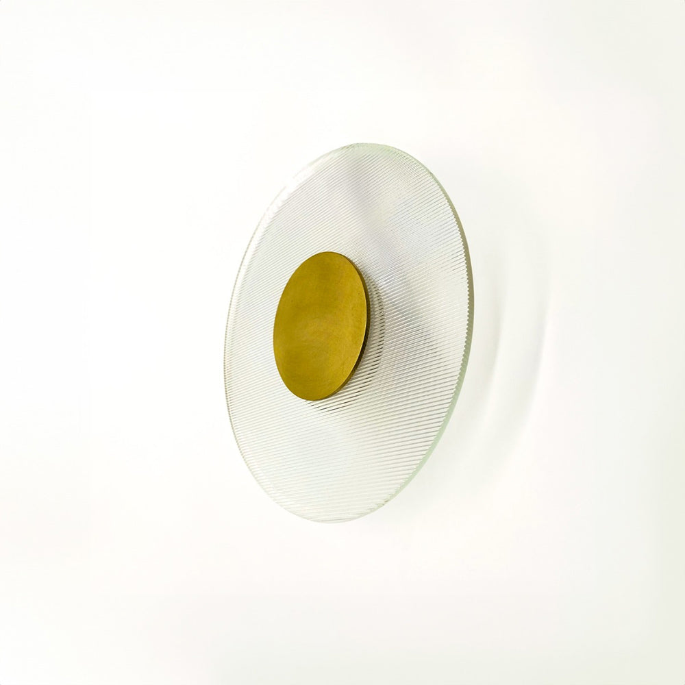 Ellipse 200 LED Wall Light Brass