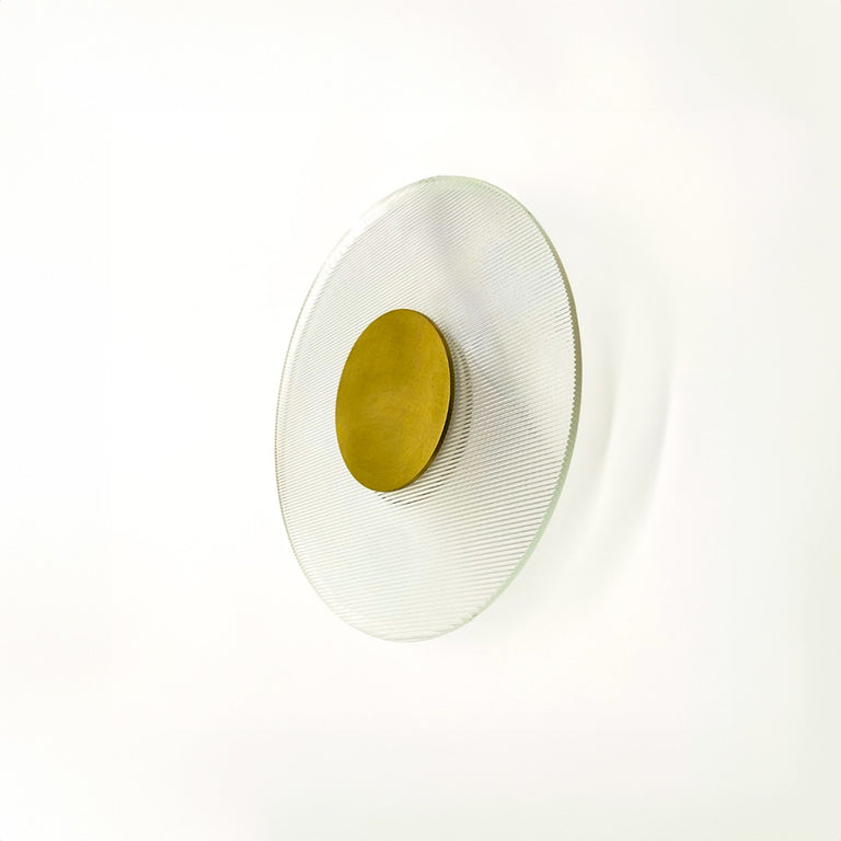 Ellipse 200 LED Wall Light Brass