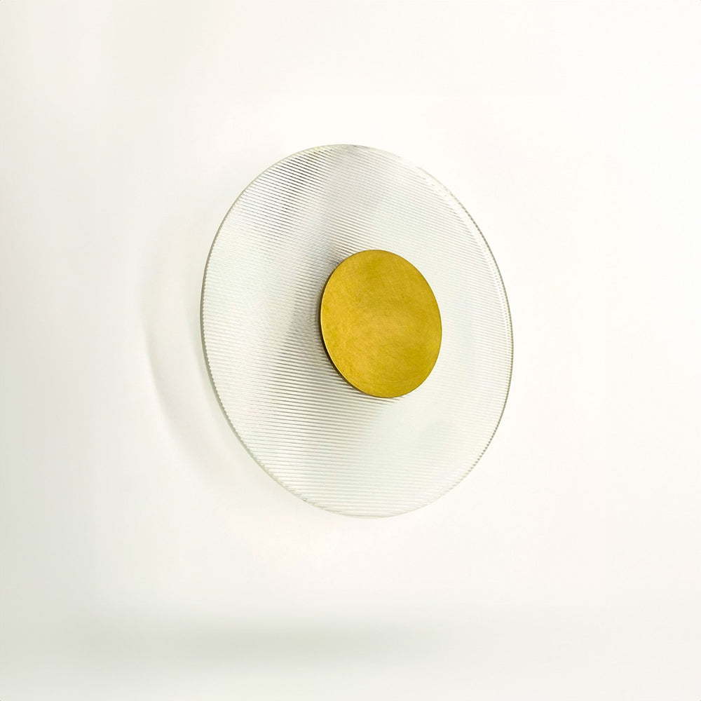 Ellipse 200 LED Wall Light Brass