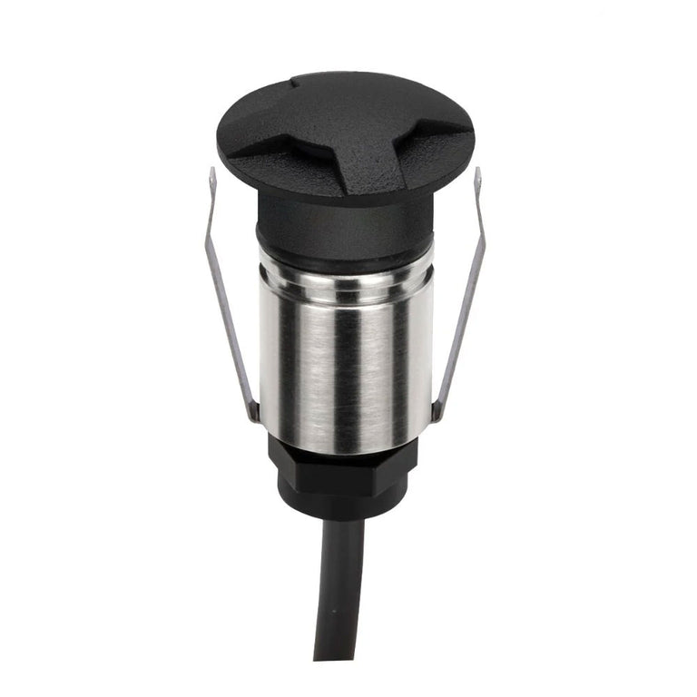 Emit-25 1W 12V / 24V DC 36° LED 4-Way Decklight Black / TriColour - 10006