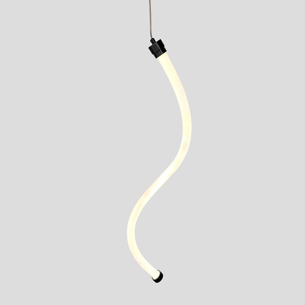 Esso 1 Light LED Pendant Black / Warm White