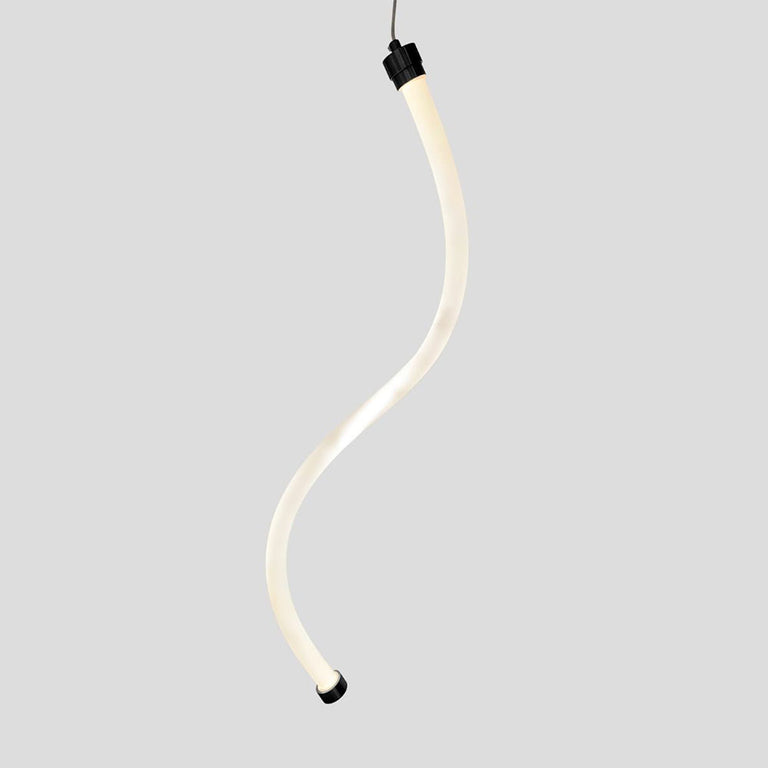 Esso 1 Light LED Pendant Black / Warm White