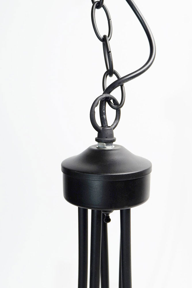 Zanzibar 5 Light Chandelier Black - LL002CH015B