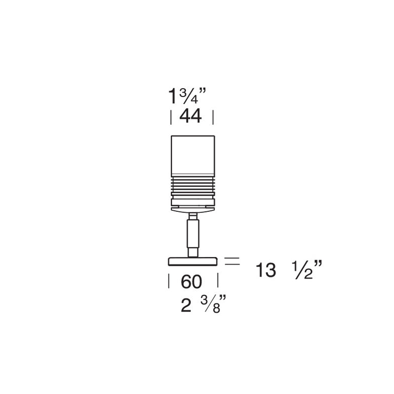 Euro Wall Spot 12 / 24V Stainless Steel - EWS/SS