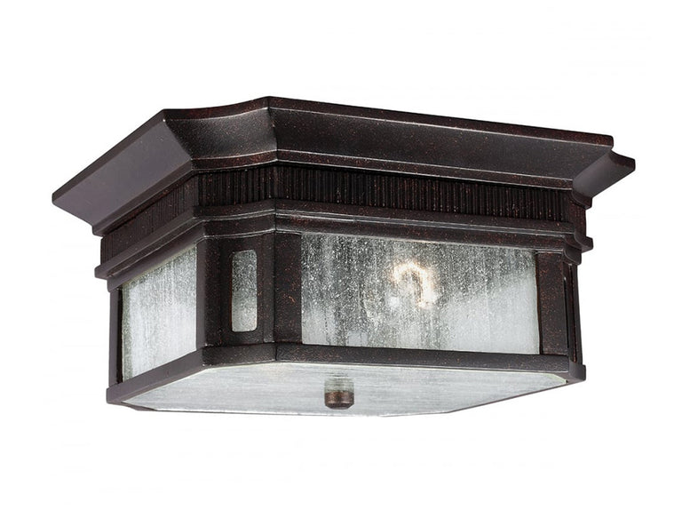 Federal 2 Light Outdoor Flush Gilded Bronze - FE/FEDERAL/F