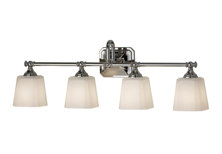 Concord 4 Light Above Mirror Light Polished Chrome - FE/CONCORD4 BATH