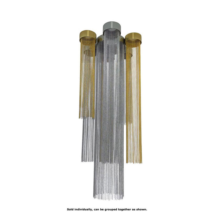 Falicity 80 Pendant 10W LED Dimmable Chandelier Gold / Tri-Colour