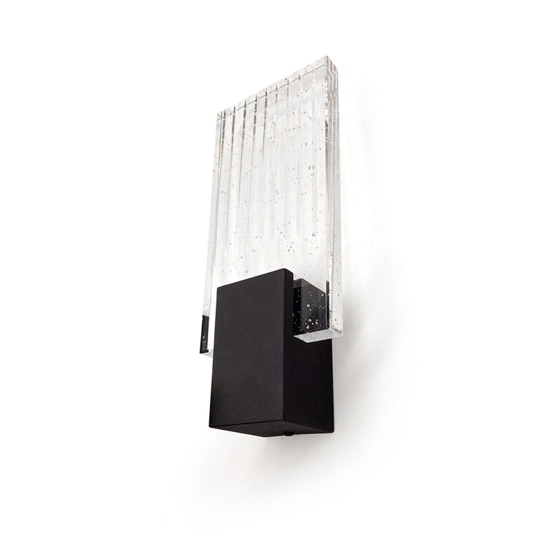 Felix Crystal LED Wall Light Black