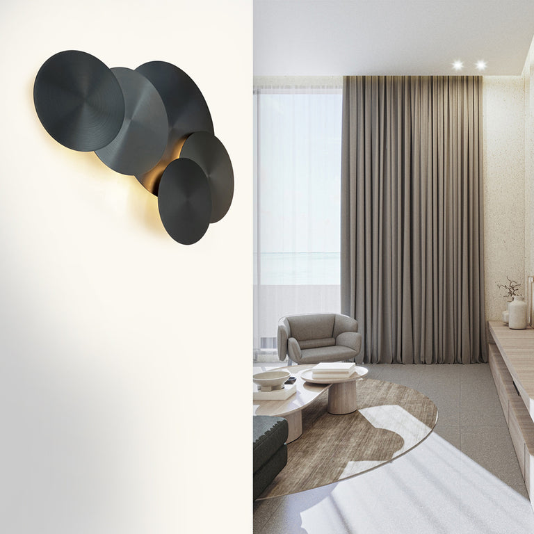 Forart 5 Wall Light Satin Black