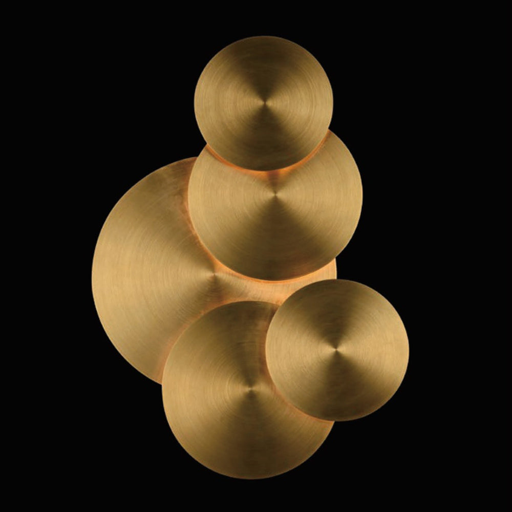 Forart 5 Wall Light Satin Gold