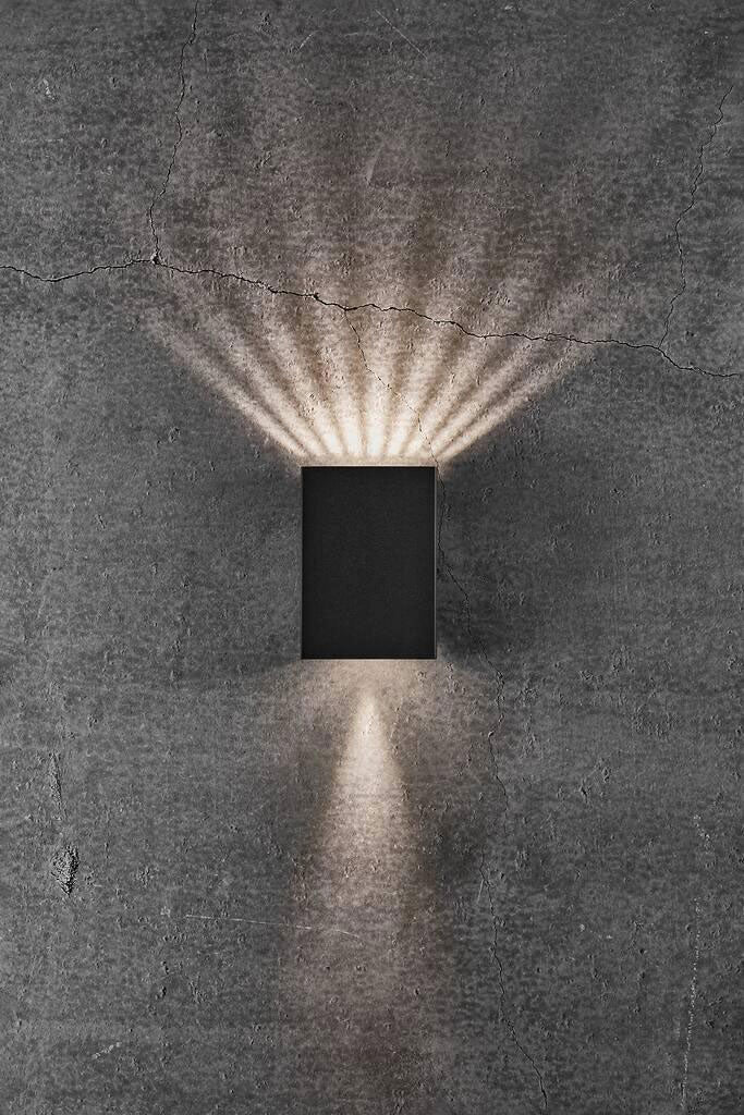 Fold 10W Up & Down LED Wall Light Black - 2019051003