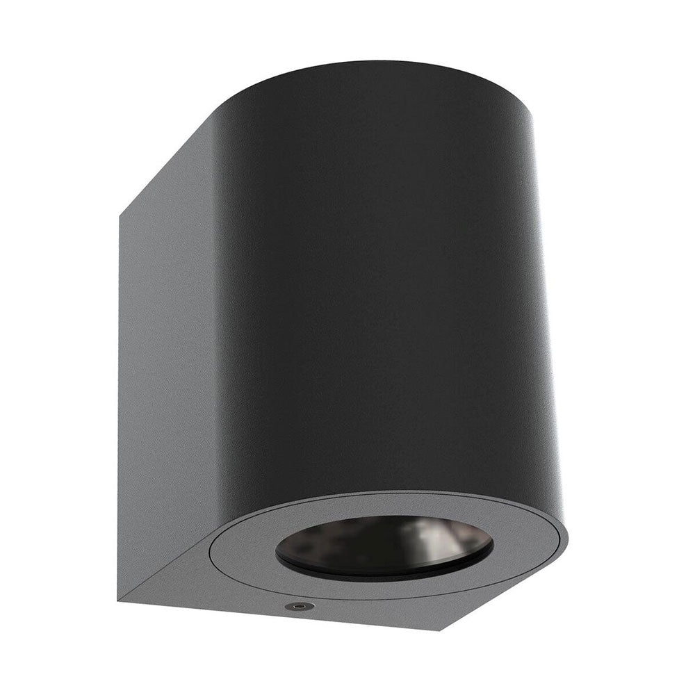 Canto 12W Up & Down LED Wall Pillar Light Black / Warm White - 49701003