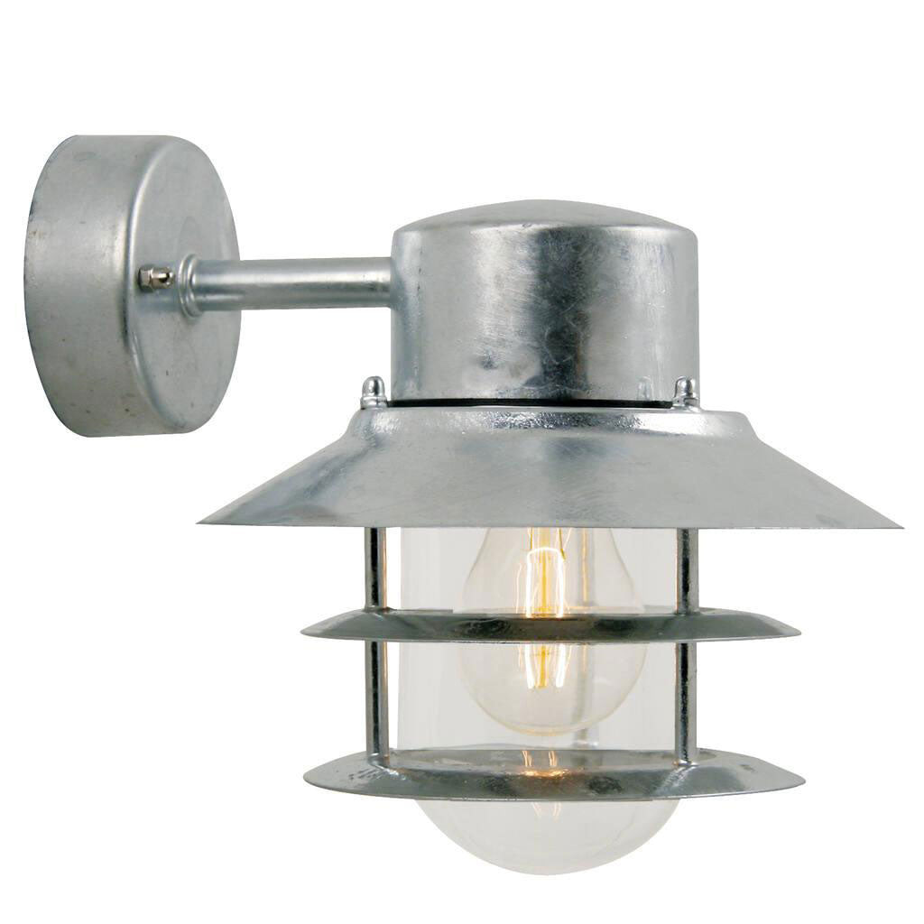 Blokhus 1 Light Downward Wall Light Galvanized - 25051031