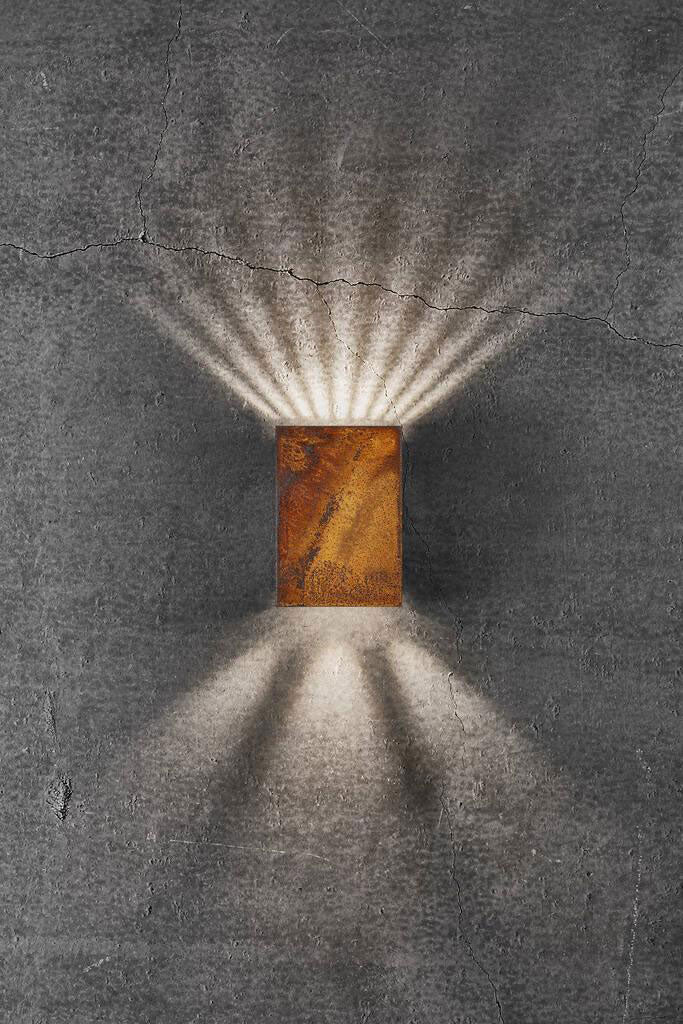Fold 10W Up & Down LED Wall Light Corten - 2019051038