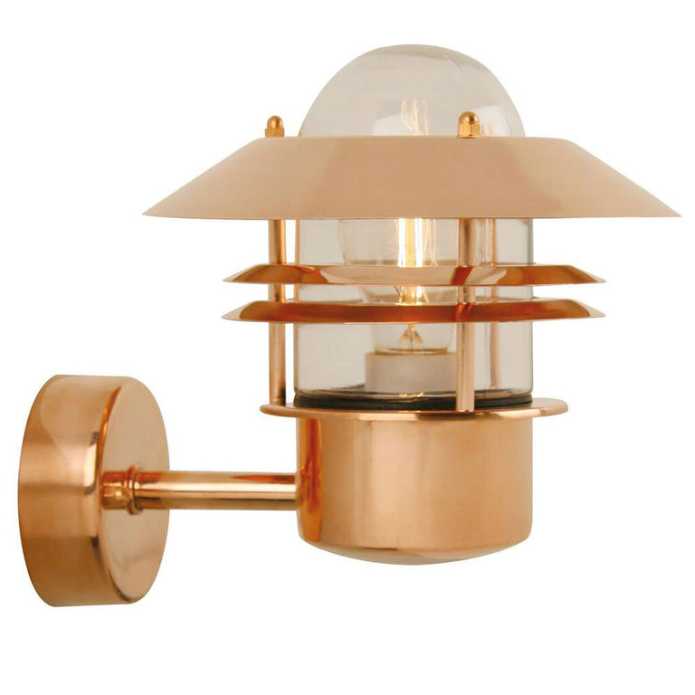 Blokhus 1 Light Wall Light Copper - 25011030