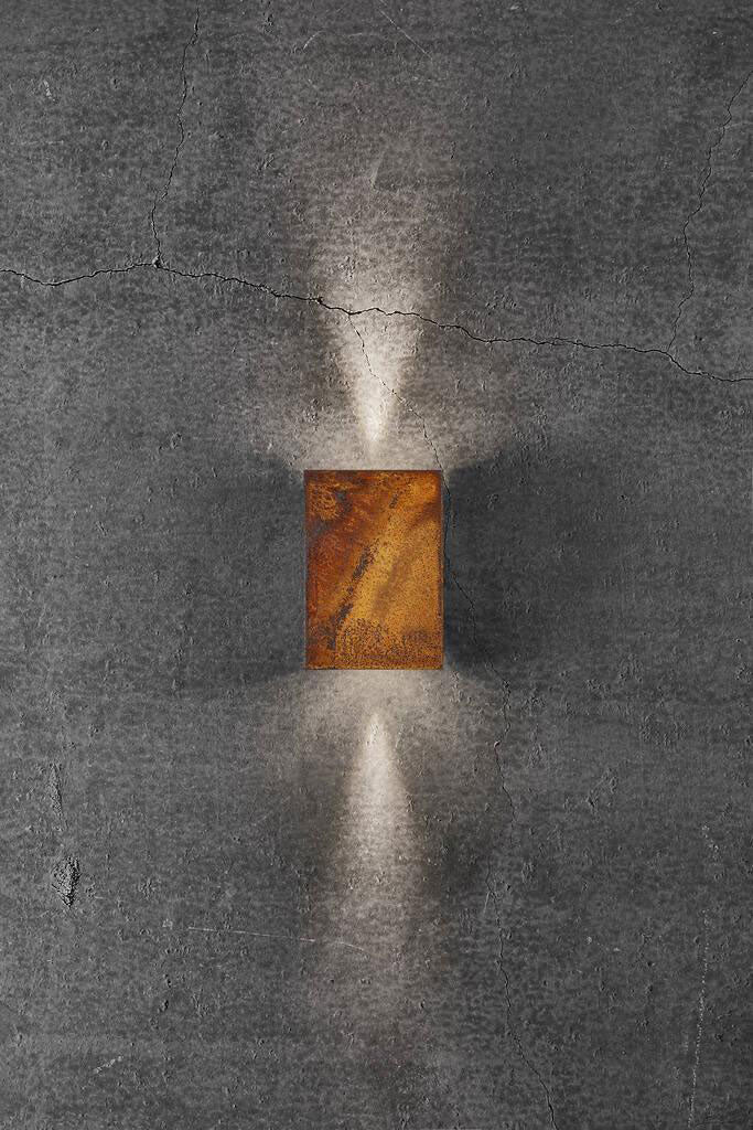 Fold 10W Up & Down LED Wall Light Corten - 2019051038