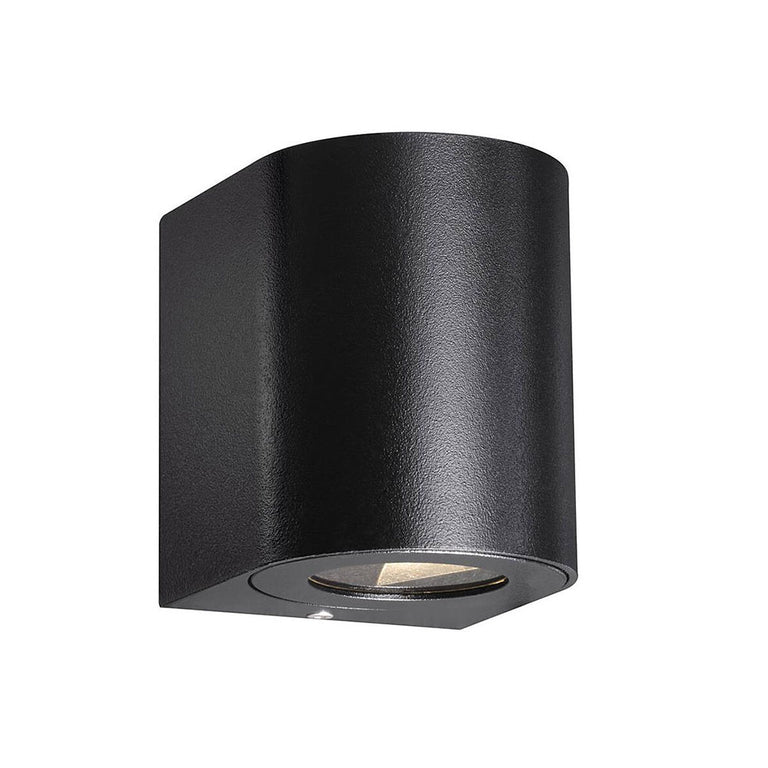 Canto 12W Up & Down LED Wall Pillar Light Black / Warm White - 49701003