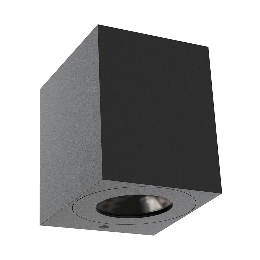 Canto Kubi 12W Up & Down LED Wall Pillar Light Black / Warm White - 49711003