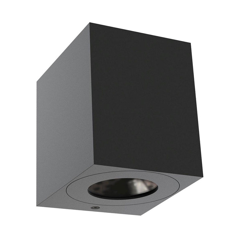 Canto Kubi 12W Up & Down LED Wall Pillar Light Black / Warm White - 49711003