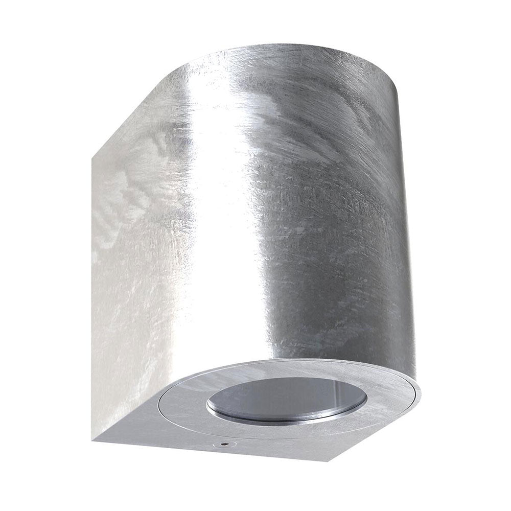 Canto 10W Up & Down LED Wall Pillar Light Galvanized / Warm White - 49701031