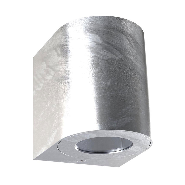 Canto 10W Up & Down LED Wall Pillar Light Galvanized / Warm White - 49701031
