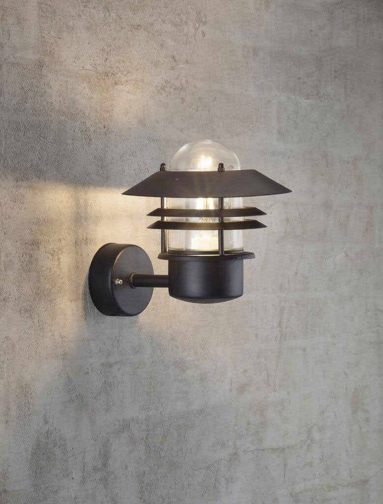 Blokhus 1 Light Wall Light Black - 25011003