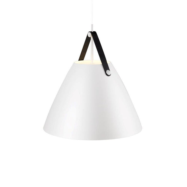 Strap 48 1 Light Pendant Leather White - 84353001