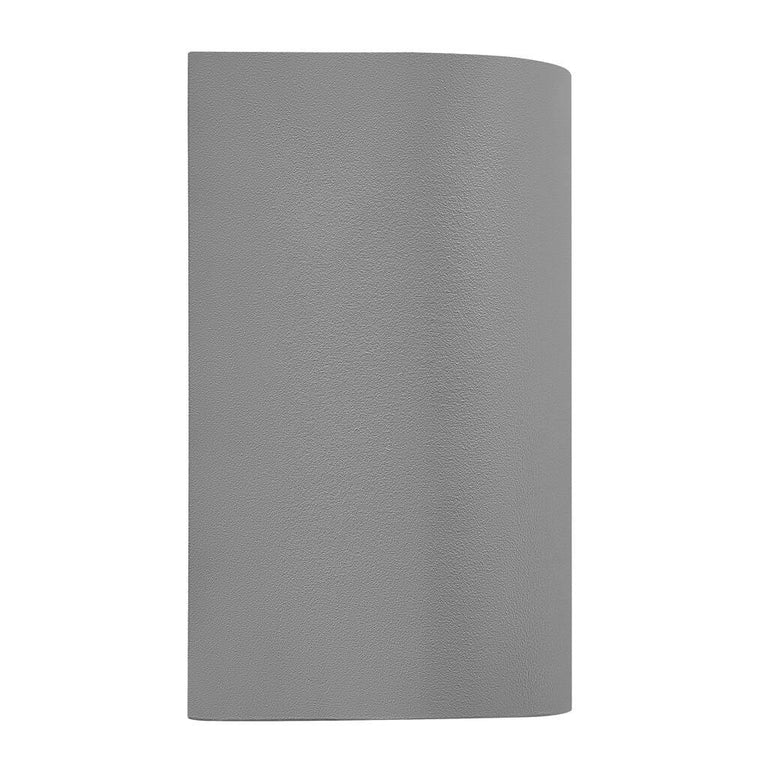 Canto Maxi GU10 240V Up & Down Wall Pillar Light Grey - 49721010
