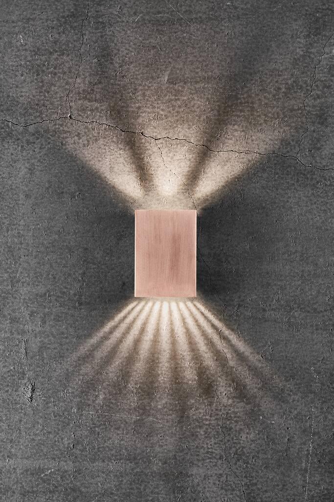 Fold 7W Up & Down LED Wall Light Copper - 2019041030