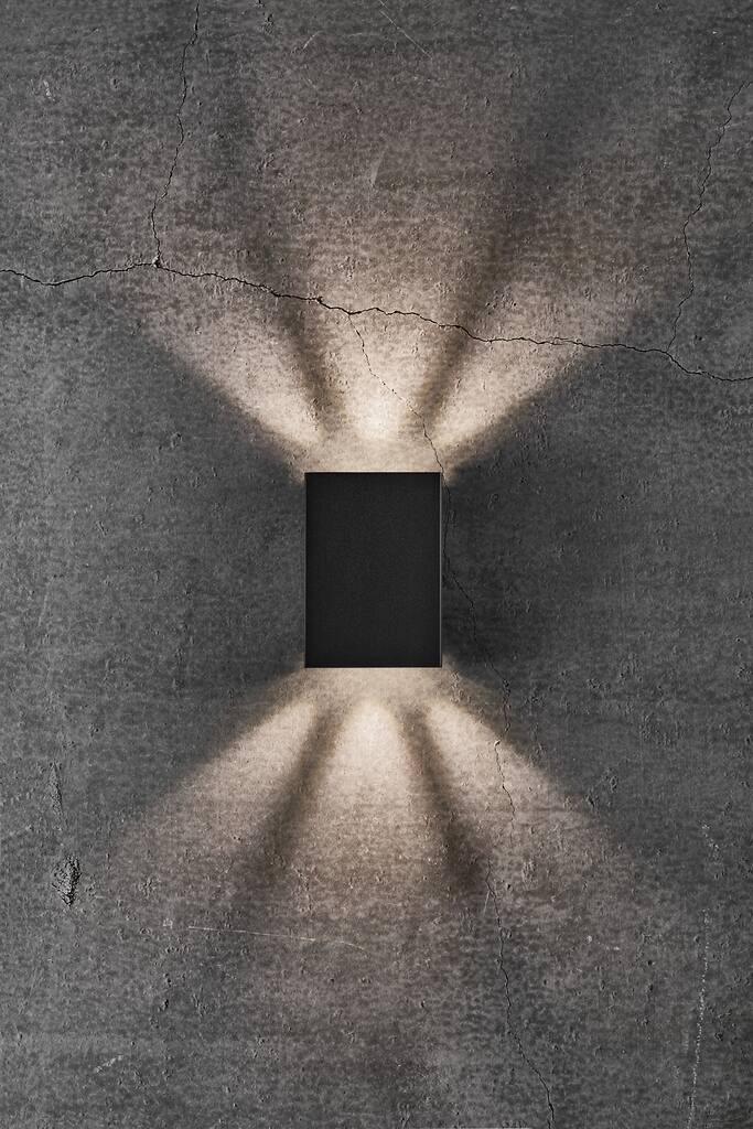 Fold 7W Up & Down LED Wall Light Black - 2019041003