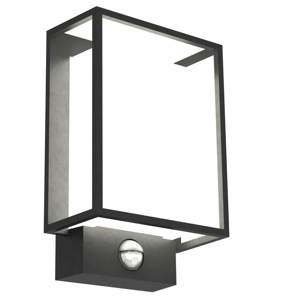 Nestor 8W LED Wall Light with Sensor Black / Warm White - 49051503