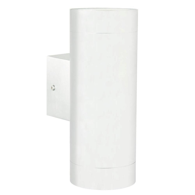 Tin Maxi 240V GU10 Up & Down Wall Pillar Light White - 21519901