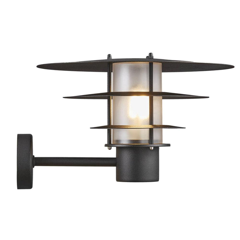 Bastia 1 Light Wall Light Large Black - 2118051003