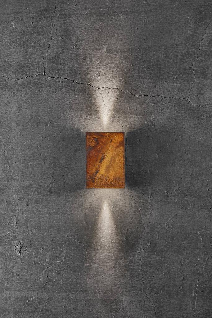 Fold 7W Up & Down LED Wall Light Corten - 2019041038