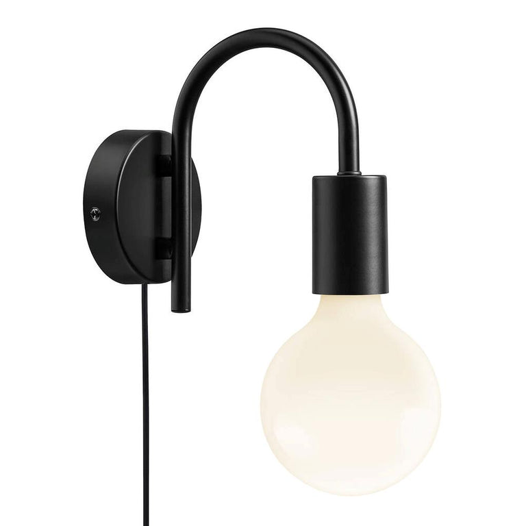 Paco 1 Light Wall Light Black - 2112071003