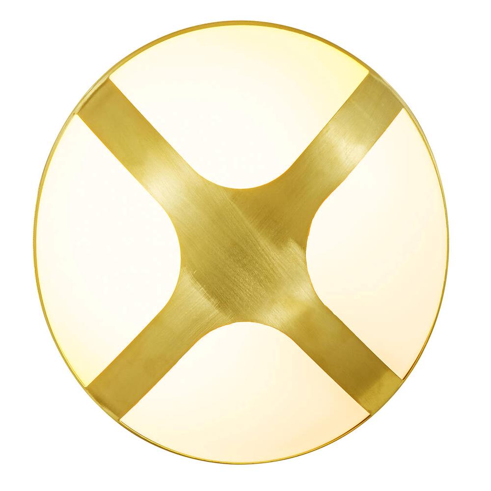 Cross 1 Light Bunker Light Small Brass - 2118121035