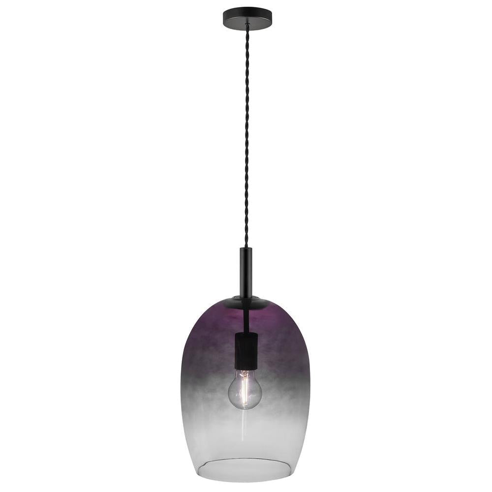 Uma 1 Light Pendant Medium Grey - 2112723047