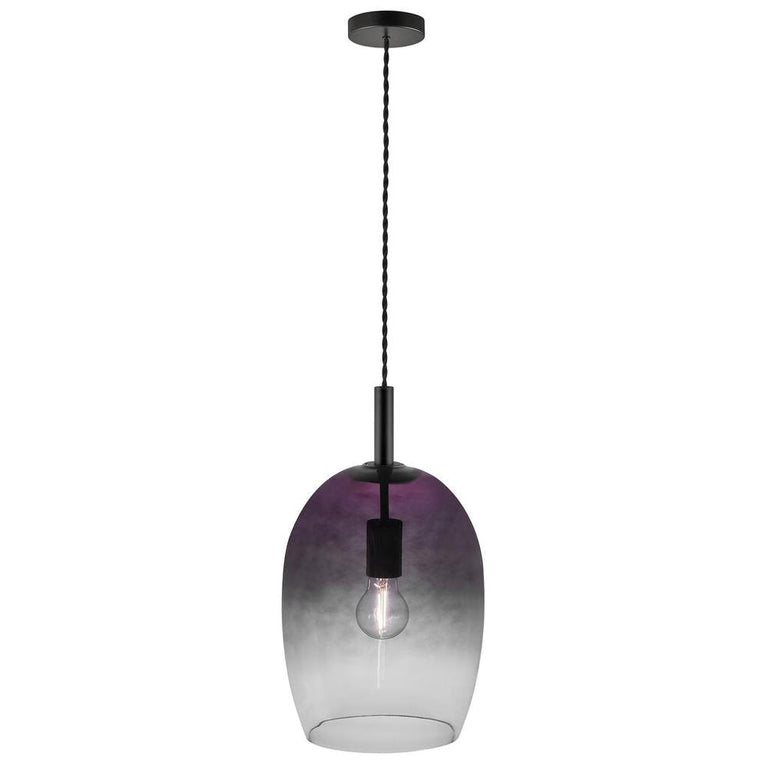 Uma 1 Light Pendant Medium Grey - 2112723047