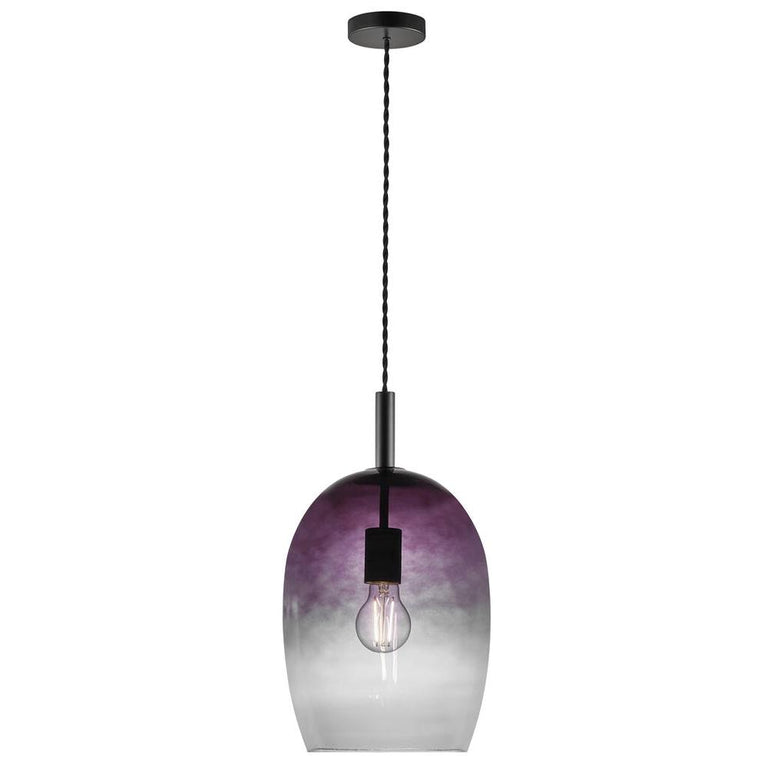 Uma 1 Light Pendant Medium Grey - 2112723047