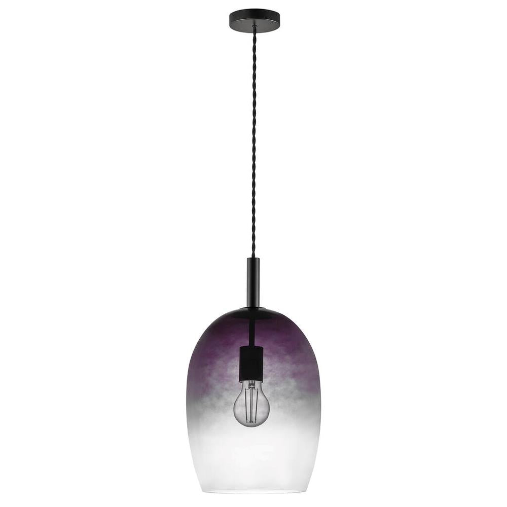 Uma 1 Light Pendant Medium Grey - 2112723047
