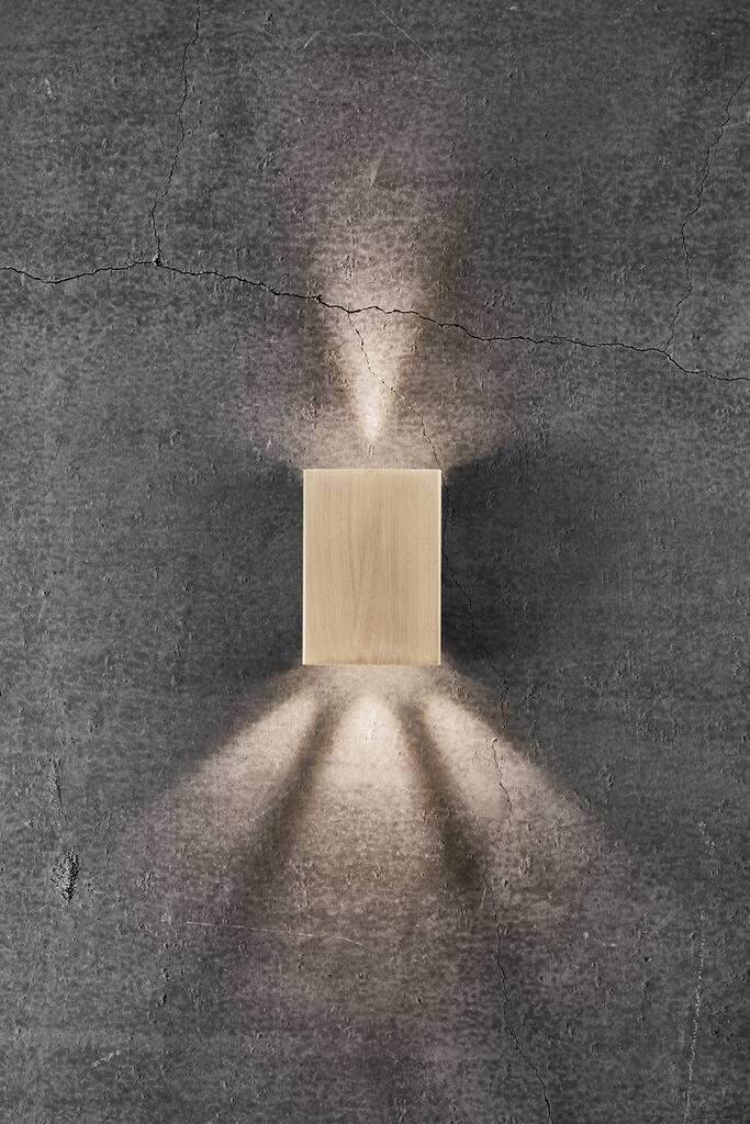 Fold 7W Up & Down LED Wall Light Brass - 2019041035
