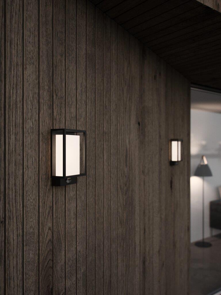Nestor 8W LED Wall Light with Sensor Black / Warm White - 49051503