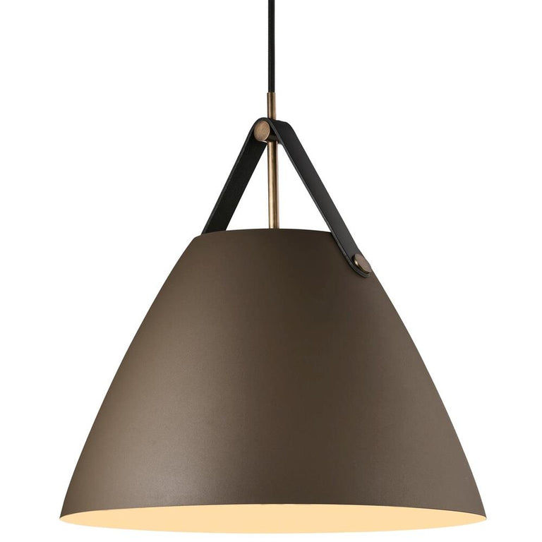 Strap 36 1 Light Pendant Leather Beige - 84343009
